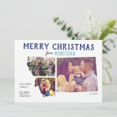 Joyeux Noël du Montana Trois Cartes photos (Debout devant)