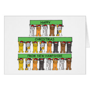 Joyeux Noël du New Hampshire de mignons chats