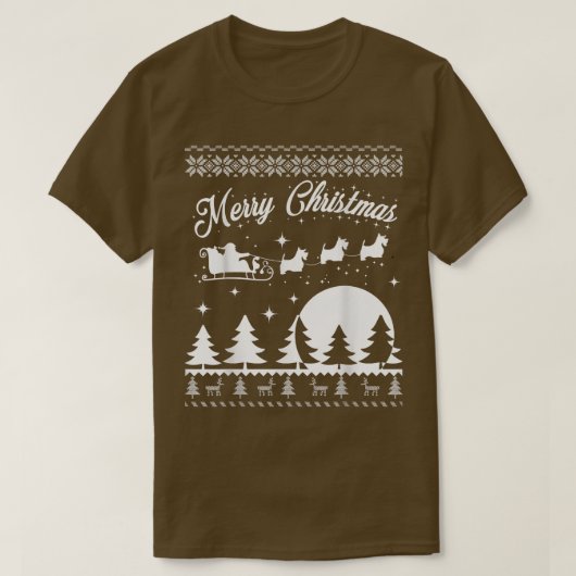 Joyeux Noël écossais Vilain Sweat de Noël (Design devant)