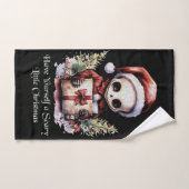 Joyeux Noël Éffrayant gothique (Serviette à main)