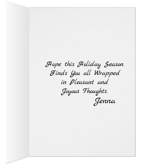 Joyeux Noël Elégant (Intérieur (Droit))