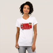 Joyeux Noël Elf 2 Design - T-shirt de vacances (Devant entier)