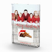 Joyeux Noël en bois rustique - Bloc photo (Droite)