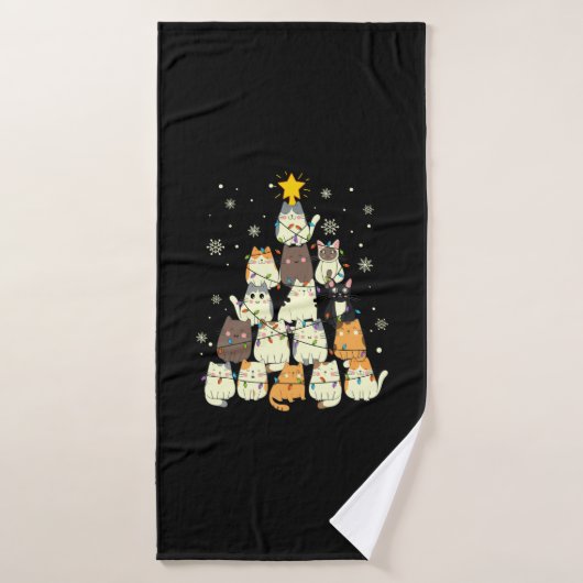 Joyeux Noël en boîte (Serviette de bain)