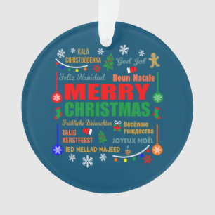 Joyeux Noël en différentes langues Noël