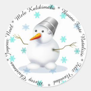 Joyeux Noël en différentes langues Sticker