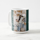 Joyeux Noël en forêt Photo Mug (Devant gauche)