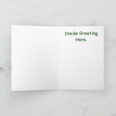 Joyeux Noël en Morse Carte Code avec Elf (Intérieur)