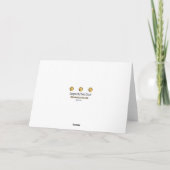 Joyeux Noël en Morse Code Bonne Carte de Jambon (Dos)