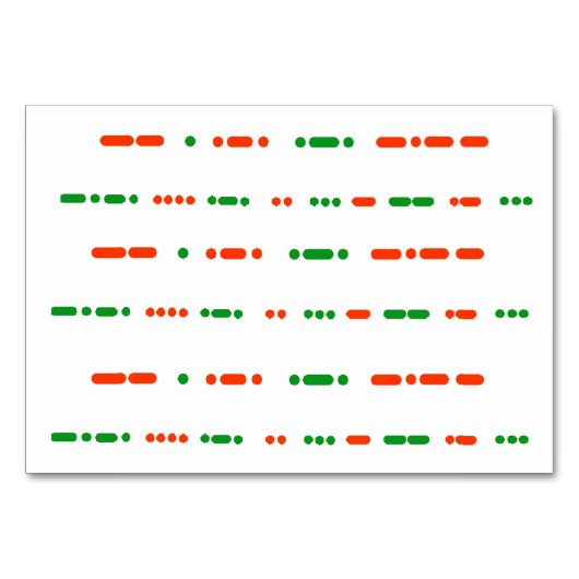 Joyeux Noël en Morse Code carte cadeau Insertions (Devant)