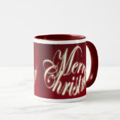 Joyeux Noël en Mug Rouge (Devant droit)