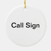 Joyeux Noël en ornement de Noël de code Morse (Dos)