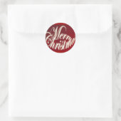 Joyeux Noël en Stickers rouges (Sac)