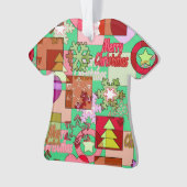 Joyeux Noël en toute transparence formes géométriq (devant)