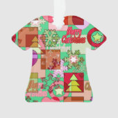 Joyeux Noël en toute transparence formes géométriq (devant)