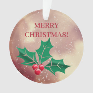 Joyeux Noël en vert et rouge - saint