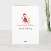 Joyeux Noël Enfants Art Cartes de Noël (Dos)