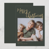 Joyeux Noël Enfants Photo Carte de vacances (Devant / Derrière)