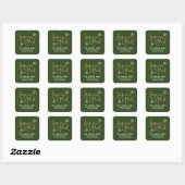 Joyeux Noel Enveloppe Zegel Retouradres Label (Vel)