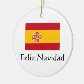 Joyeux Noël espagnol ornement (Gauche)