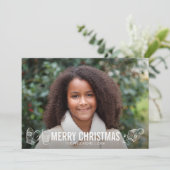 Joyeux Noël Essentials Carte photo (Debout devant)
