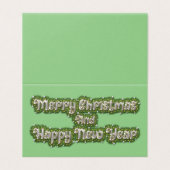 Joyeux Noël Et Bonne Année (Outside Unfolded)