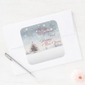 Joyeux Noël et Bonne année autocollant (Enveloppe)