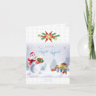 Joyeux Noël et Bonne Année ! Bonhomme de neige 202