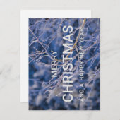 Joyeux Noël et Bonne année carte (Devant / Derrière)