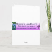 Joyeux Noël et Bonne année Carte (Dos)