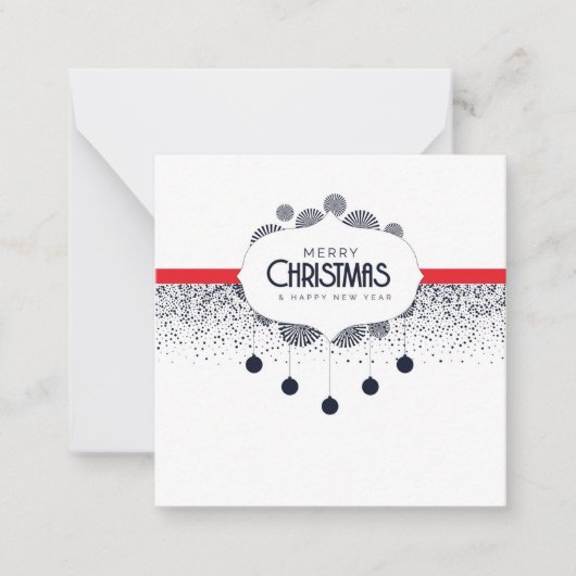 Joyeux Noël et Bonne Année - Carte de vacances (Devant)