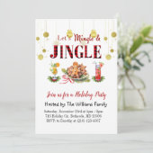 Joyeux Noël et Bonne année Carte d'invitation (Debout devant)