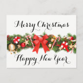 Joyeux Noël et Bonne Année Carte postale (Devant)