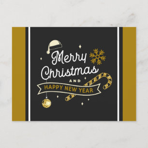 Joyeux Noël Et Bonne Année Carte Postale