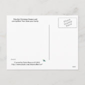 Joyeux Noël et Bonne Année Carte postale (Dos)