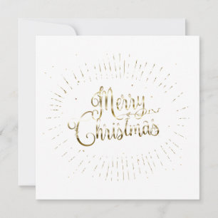 Joyeux Noël et Bonne Année ! Carte XMAS Gold