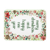 Joyeux Noël et Bonne Année Magnet (Horizontal)