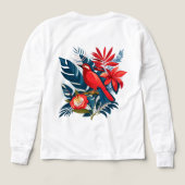 Joyeux Noël et Bonne Année ! Oiseau rouge BOHO (Motif verso)