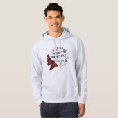 Joyeux Noël et Bonne Année Sweat à Capuche (Devant entier)