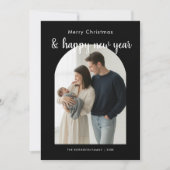 Joyeux Noël et Bonne AnnéeJoyeuse carte de famille (Devant)