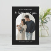 Joyeux Noël et Bonne AnnéeJoyeuse carte de famille (Debout devant)