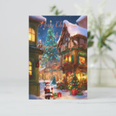 Joyeux Noël et bonne carte de nouvelle année (Debout devant)