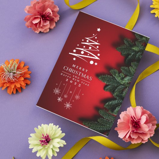 Joyeux Noël et Bonne Carte de voeux du Nouvel An