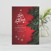 Joyeux Noël et Bonne Carte de voeux du Nouvel An (Debout devant)