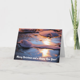 Joyeux Noël et bonne nouvelle année carte de voeux