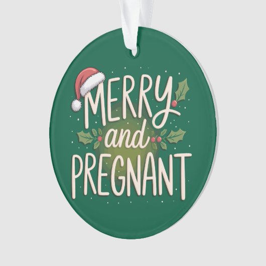 Joyeux Noël et Faire-part de grossesse (devant)