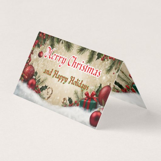 Joyeux Noël et Joyeuses fêtes (Front)