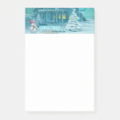 Joyeux Noël et Joyeux Nouvel An Post-it Notes (Devant)