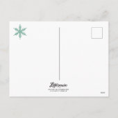 Joyeux Noël et une carte postale de bonne année (Dos)