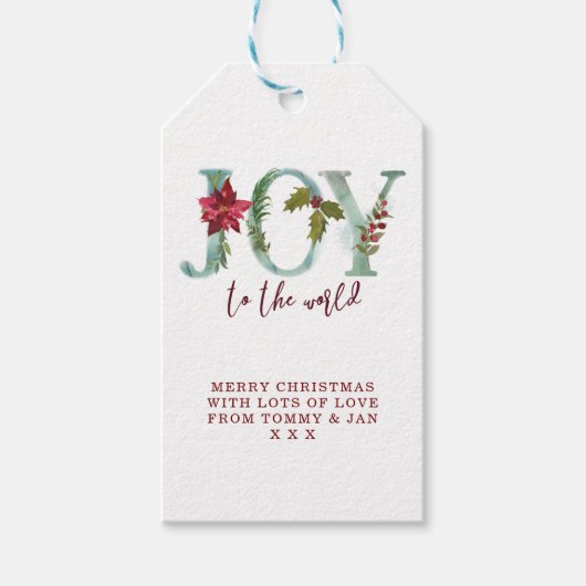 Joyeux Noël étiquettes cadeaux (Devant)